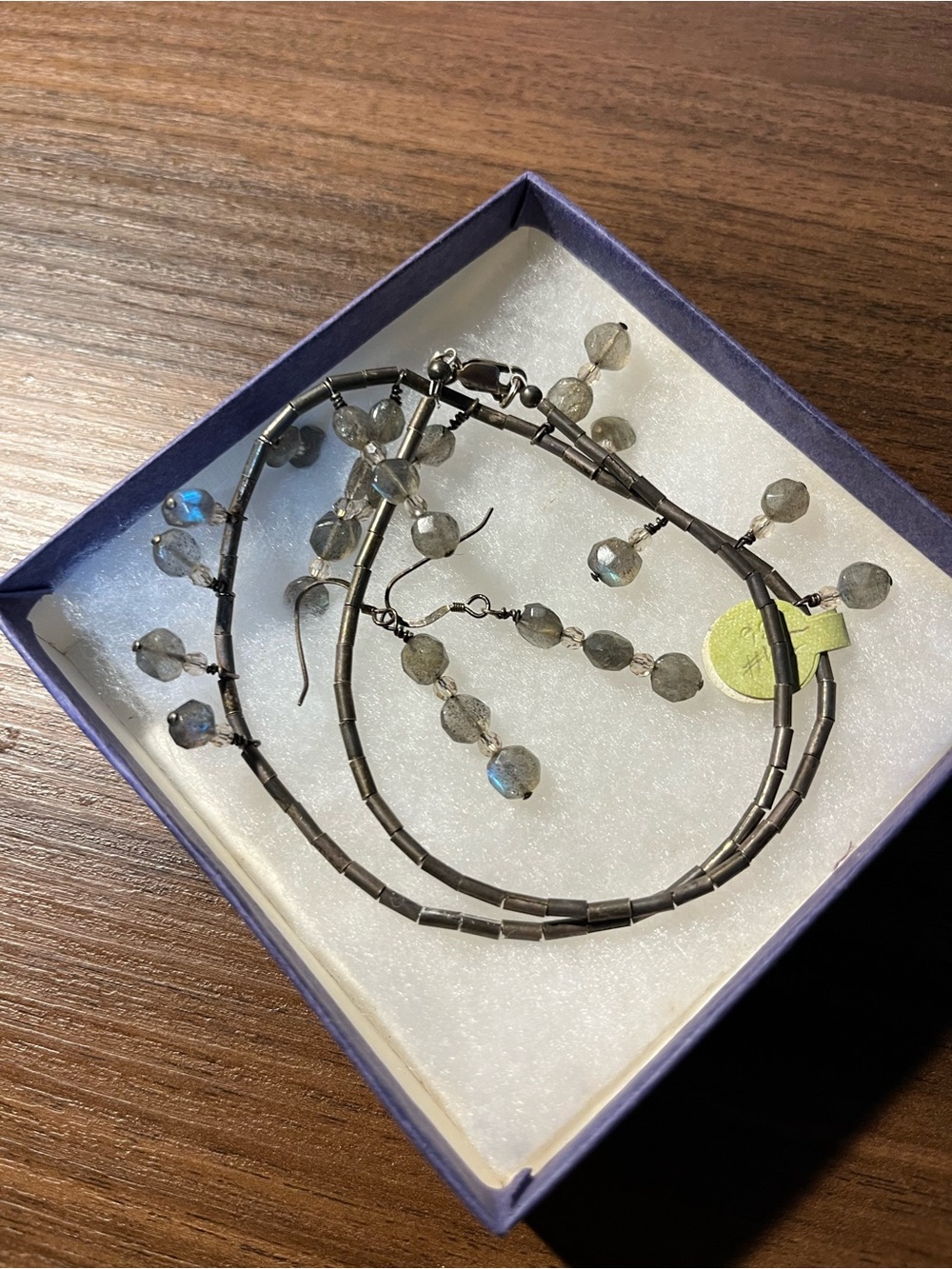 Handmade sterling silver jewelry set